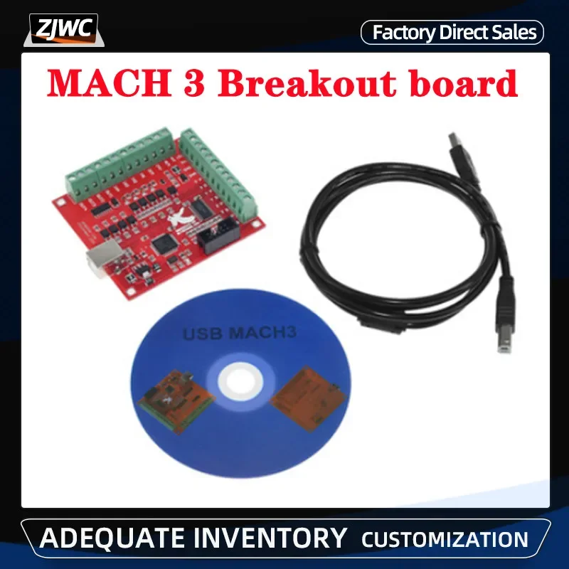 Mach3 Usb Cnc Controller 4 Axis 100Khz - 3 adet/takım 1 adet 4 Eksen