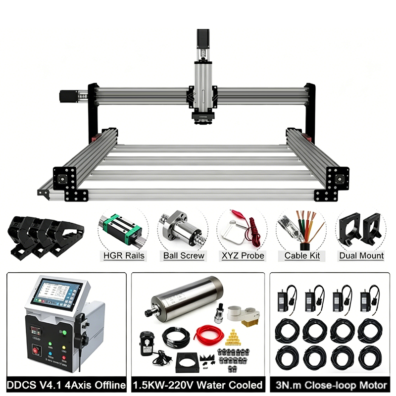 Ddcs V4.1 4 Axis Cnc Offline Controller - DDCS V4.1 CNC Gravür Makineleri için