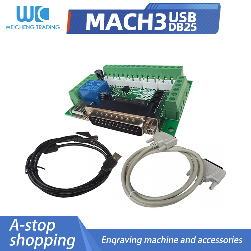 5 Axis Cnc Breakout Board Interface Mach3 - 1 takım 5 eksenli CNC arayüz