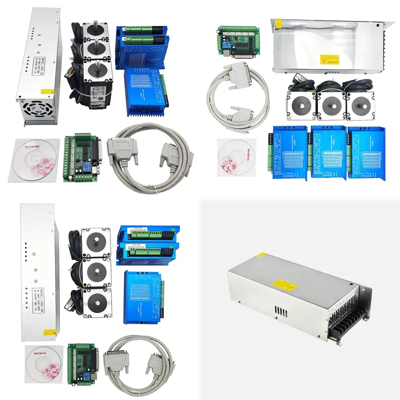Nema 23 Closed Loop Stepper Motor Driver Kit - 3 Eksen 2N.m Nema23 CNC Kiti
