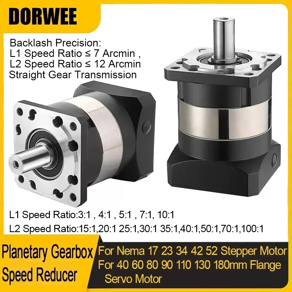 Planetary Gearbox Reducer Nema 23 34 - Planet Şanzıman Motor Redüktör Nema 17