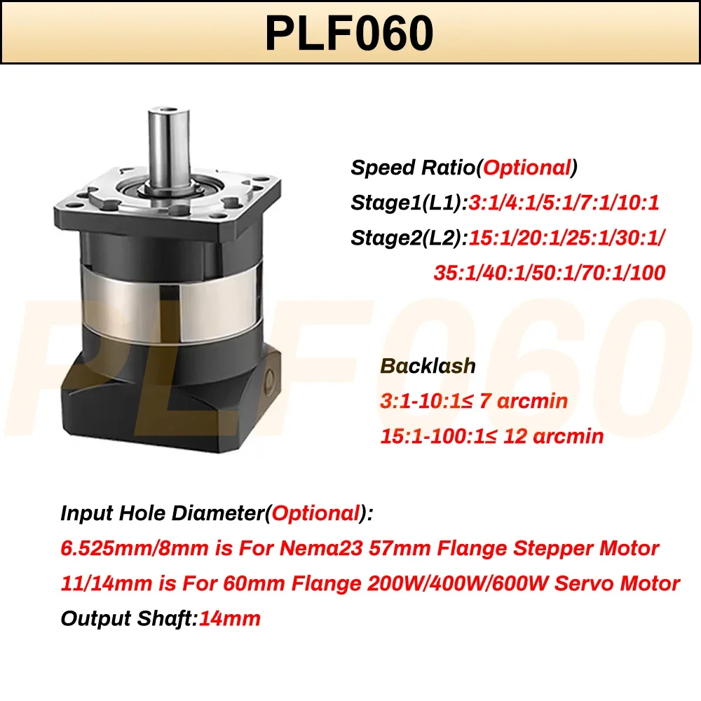 6.35/8/11/14Mm Giriş Planet Re - Planetary Gearbox Reducer Nema 23 34 incelemesi ve fiyatı