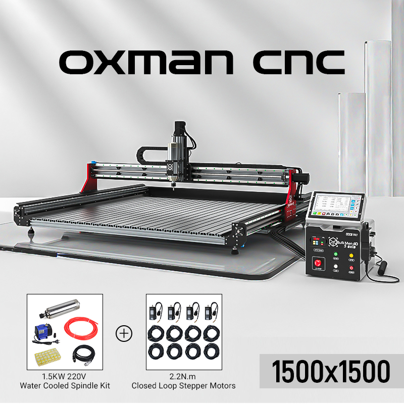 BulkMan3D 1500x1500 OX MAN CNC - Ddcs V4.1 4 Axis Cnc Offline Controller incelemesi ve fiyatı