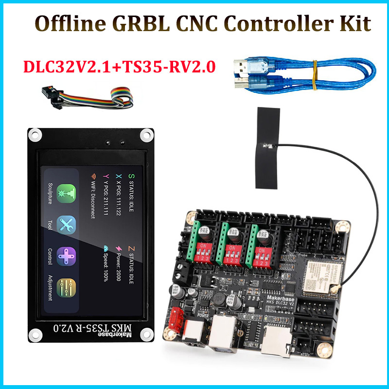 Makerbase MKS DLC32 V2.1 32Bit - Grbl 32 Bit Control Board Offline Display incelemesi ve fiyatı