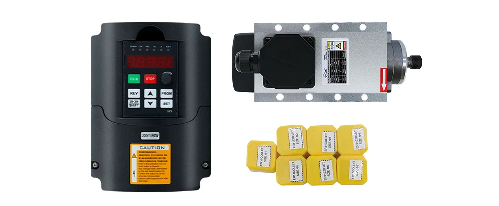HLTNC 1.5kw Flaş Hava Soğutmal - Air Cooled 1.5Kw Spindle Motor Inverter 110V incelemesi ve fiyatı