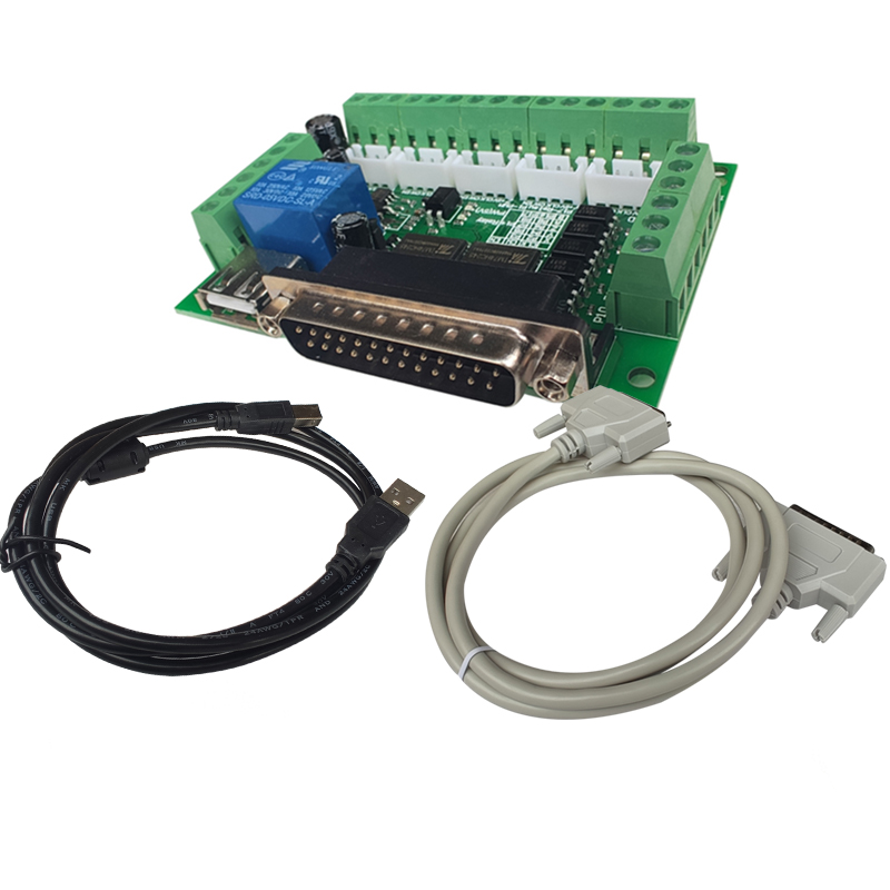 1 takım 5 eksenli CNC arayüz a - 5 Axis Cnc Breakout Board Interface Mach3 incelemesi ve fiyatı