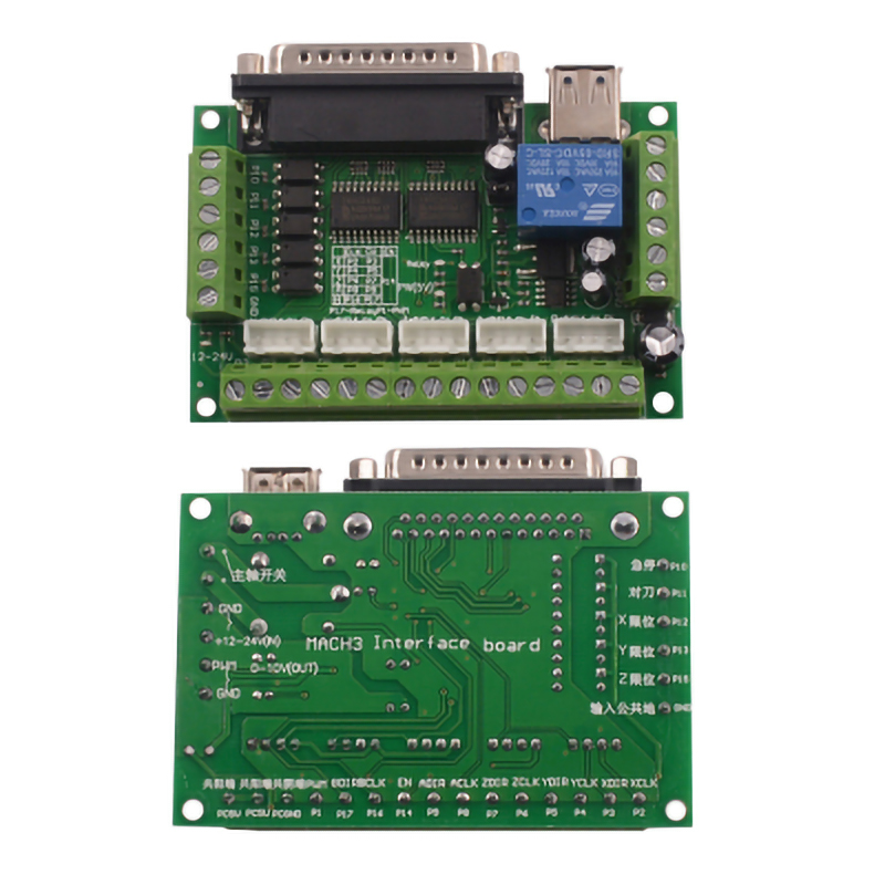 1 takım 5 eksenli CNC arayüz a - 5 Axis Cnc Breakout Board Interface Mach3 incelemesi ve fiyatı
