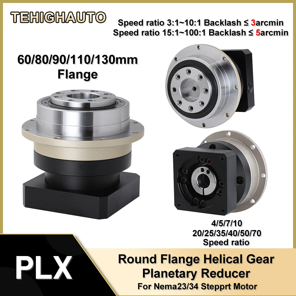 Dairesel Flanş Helisel Dişli P - Planetary Gearbox Reducer Nema 23 34 incelemesi ve fiyatı
