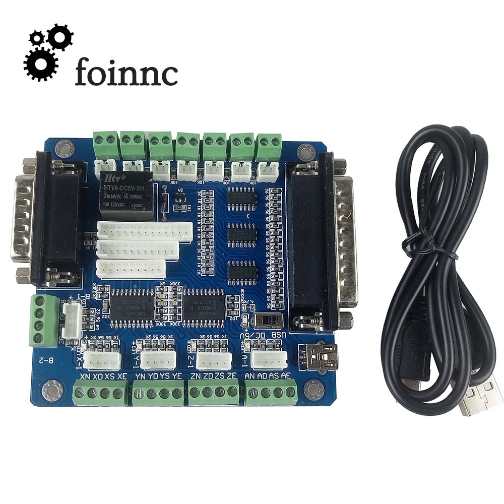Mach3 5 eksenli CNC Breakout d - 5 Axis Cnc Breakout Board Interface Mach3 incelemesi ve fiyatı