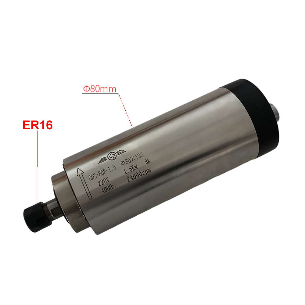 CNC Hava Soğutmalı 800W 1500W  - Er20 Collet Chuck Spindle Motor 220V incelemesi ve fiyatı