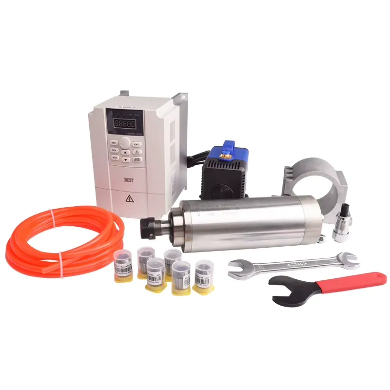 Gdz80 2.2kw Su Soğutmalı Spind - 2.2Kw Water Cooled Spindle Kit Vfd incelemesi ve fiyatı
