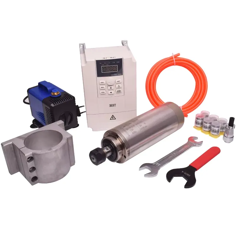 Gdz80 2.2kw Su Soğutmalı Spind - 2.2Kw Water Cooled Spindle Kit Vfd incelemesi ve fiyatı