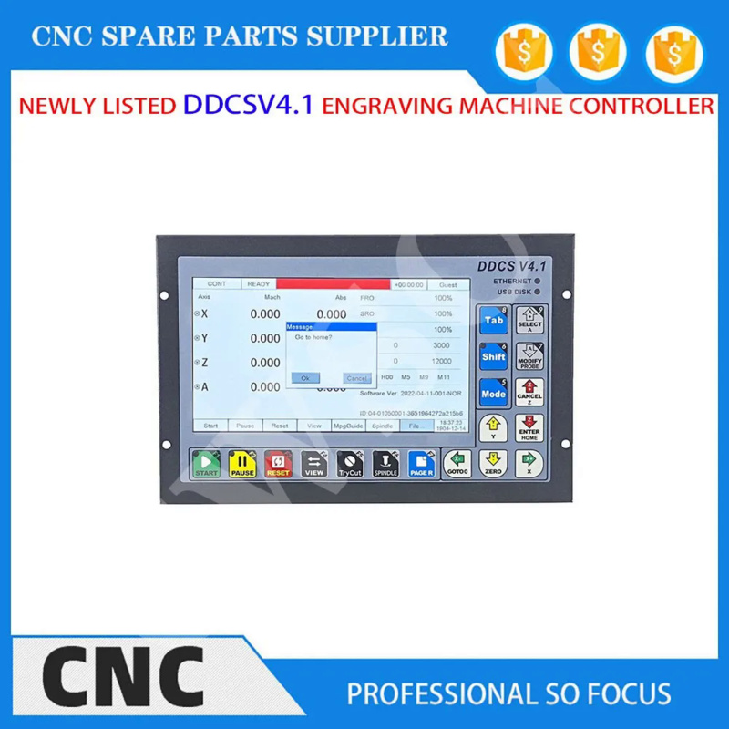 En yeni DDCSV3.1 yükseltmesi D - Ddcs V4.1 4 Axis Cnc Offline Controller incelemesi ve fiyatı