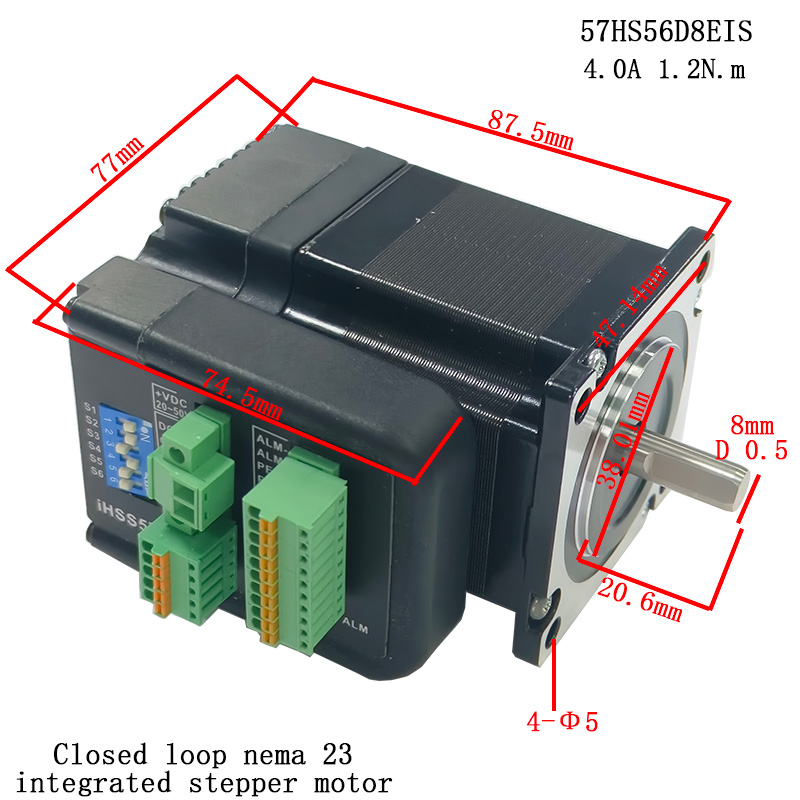 Nema 23 Entegre Kapalı Döngü S - Nema 23 Closed Loop Stepper Motor Driver Kit incelemesi ve fiyatı
