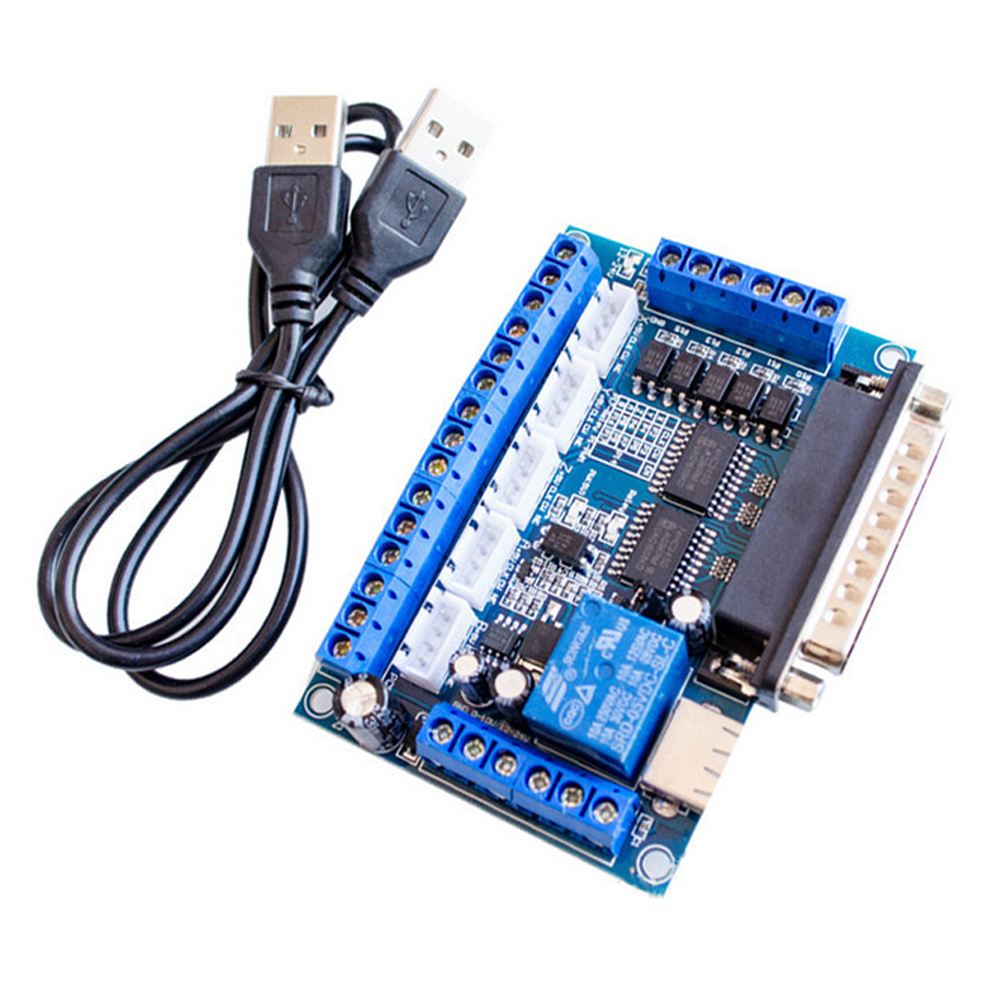 5 Eksenli CNC Arayüz Adaptörü  - 5 Axis Cnc Breakout Board Interface Mach3 incelemesi ve fiyatı