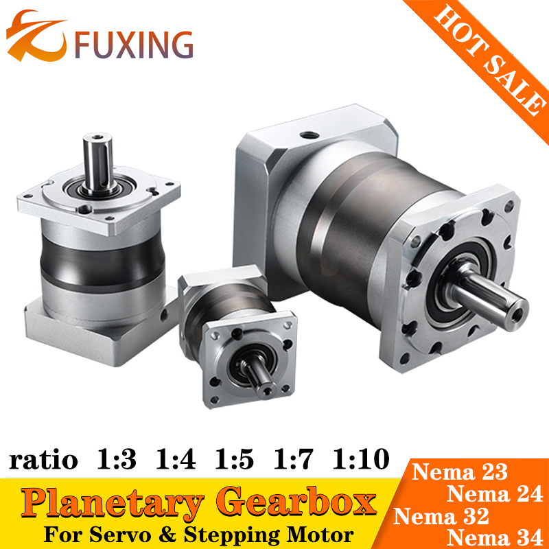 PLF85A Oranı 5:1 10:1 20:1 40: - Planetary Gearbox Reducer Nema 23 34 incelemesi ve fiyatı