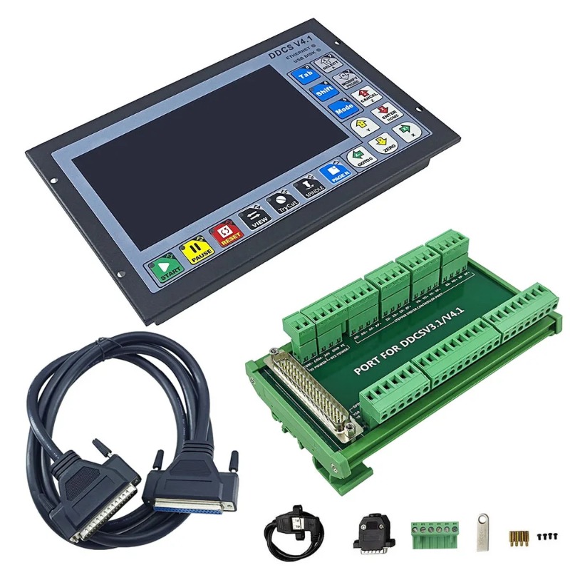 DDCS V4.1 Bağımsız Hareket Kon - Ddcs V4.1 4 Axis Cnc Offline Controller incelemesi ve fiyatı