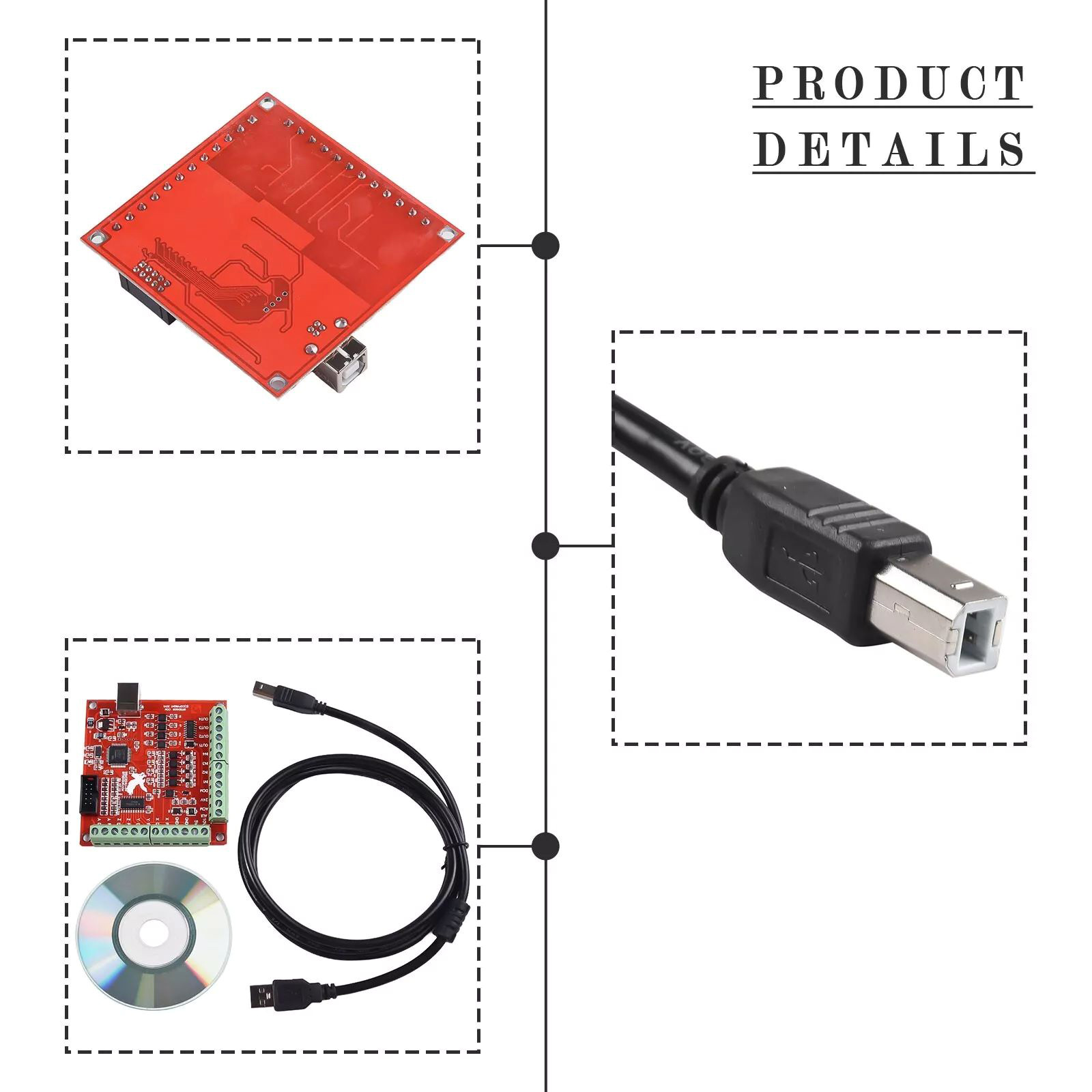 USB CNC 4 Eksenli Hareket Kont - Mach3 Usb Cnc Controller 4 Axis 100Khz incelemesi ve fiyatı
