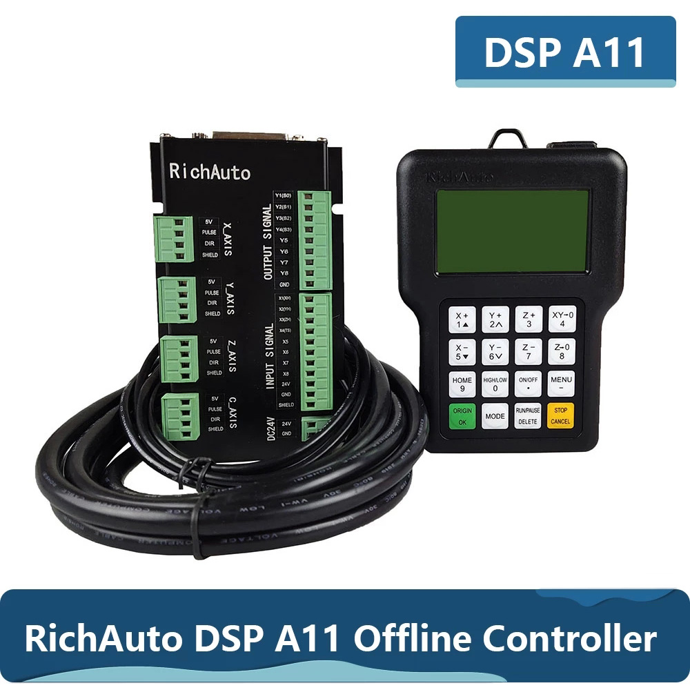 RichAuto DSP A11 CNC denetleyi - Richauto A11 Dsp Controller 3 Axis incelemesi ve fiyatı