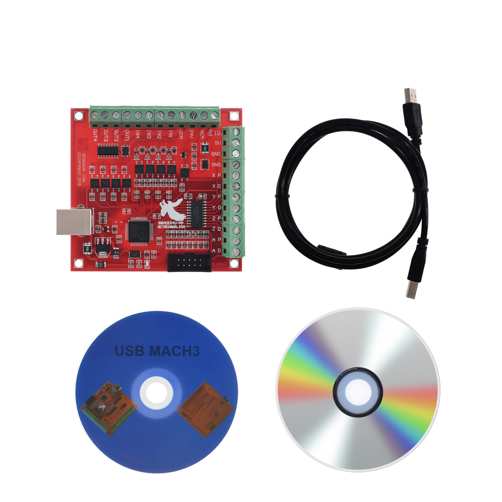 Breakout Board CNC USB MACH3 4 - Mach3 Usb Cnc Controller 4 Axis 100Khz incelemesi ve fiyatı