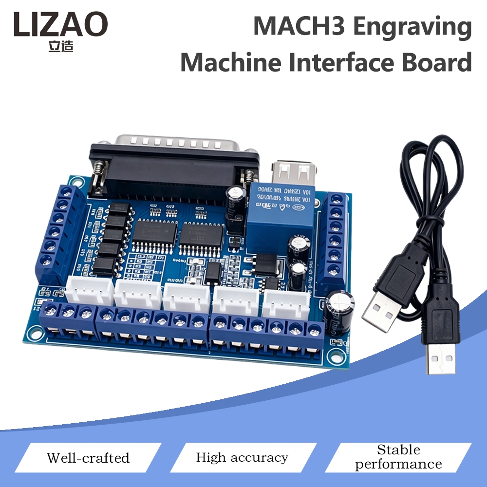 MACH3 CNC Breakout Board 5 Eks - 5 Axis Cnc Breakout Board Interface Mach3 incelemesi ve fiyatı