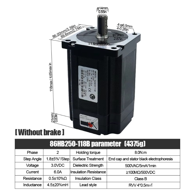 4 Eksenli Nema 34 Kapalı Döngü - Hybrid Servo Driver Nema 34 8.5Nm incelemesi ve fiyatı