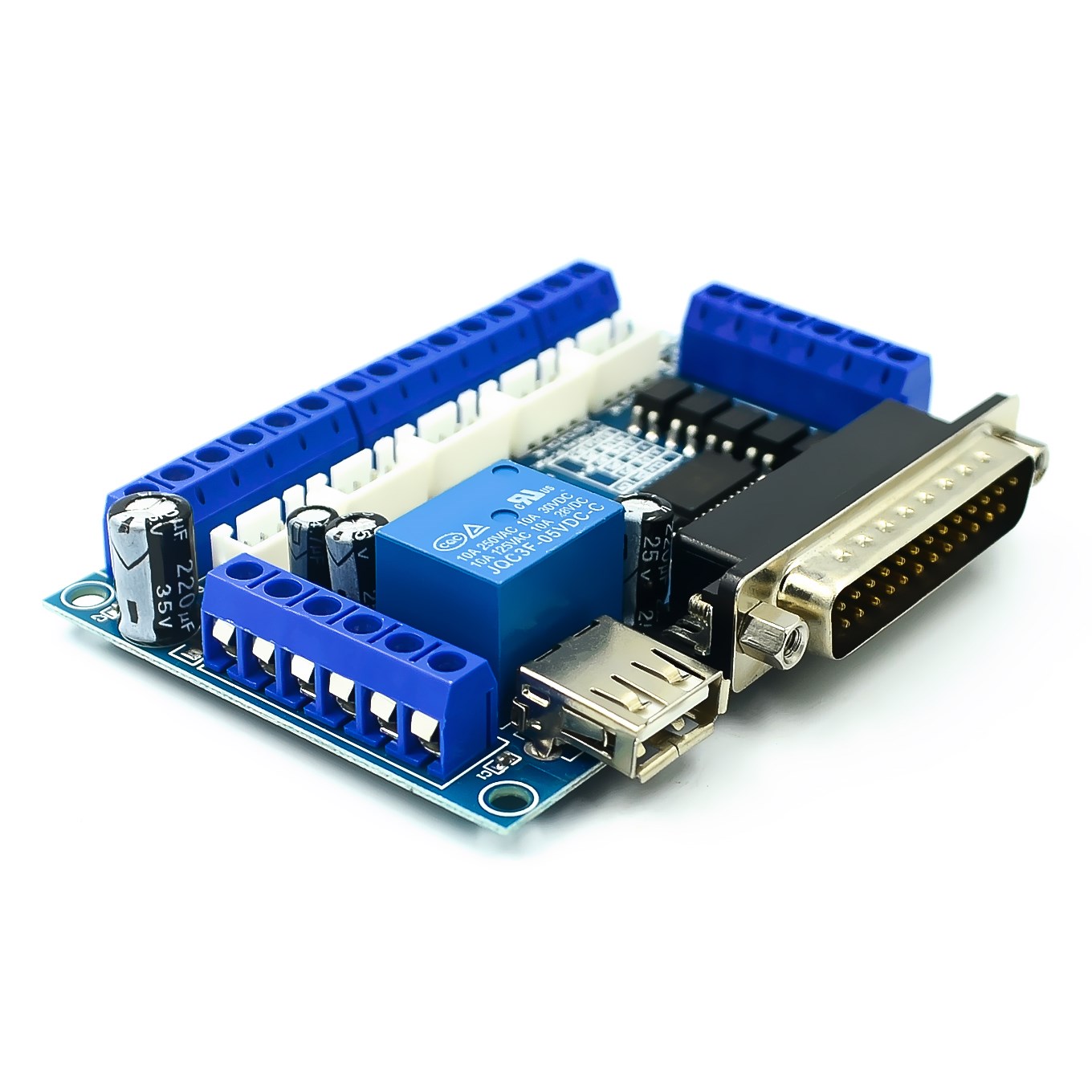 Step Motor Sürücüsü için Yükse - 5 Axis Cnc Breakout Board Interface Mach3 incelemesi ve fiyatı